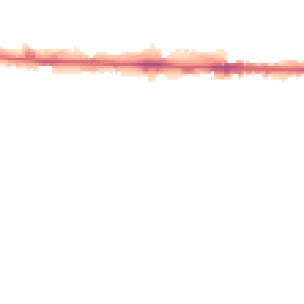 Night-time road noise heatmap for M11 1WN