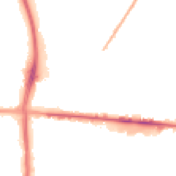Night-time road noise heatmap for M11 2FG