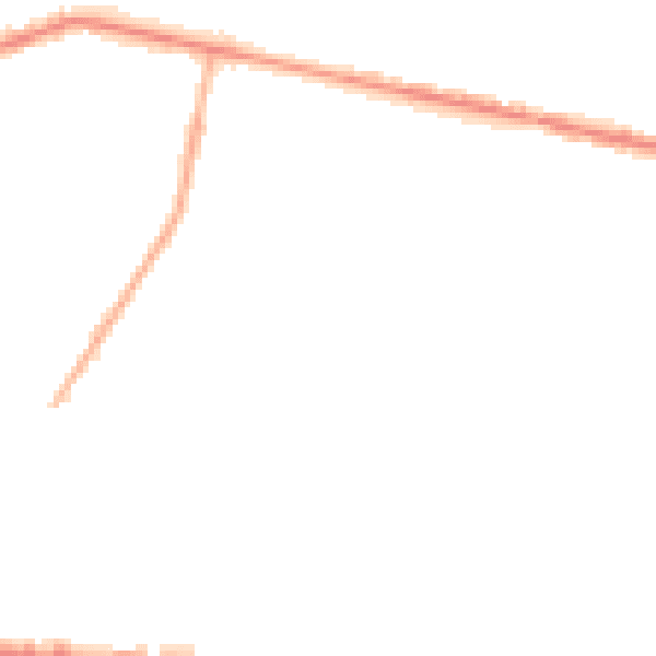 Night-time road noise heatmap for M11 2HP