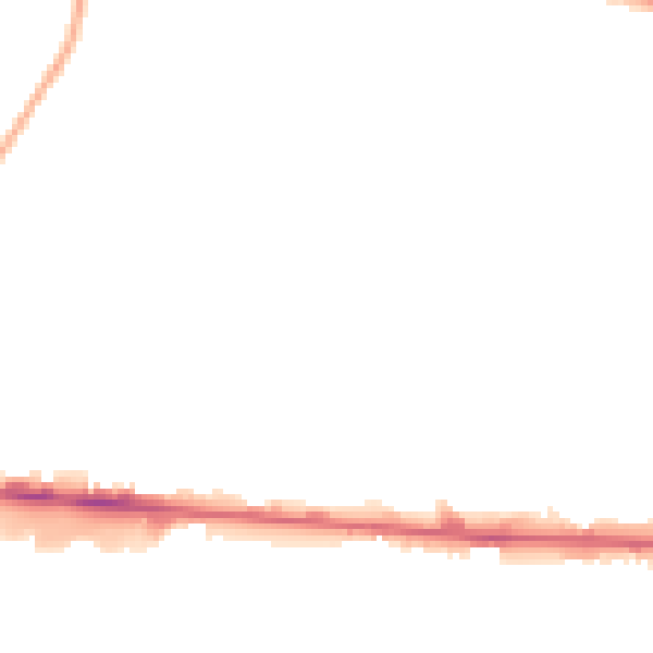 Night-time road noise heatmap for M11 2JN