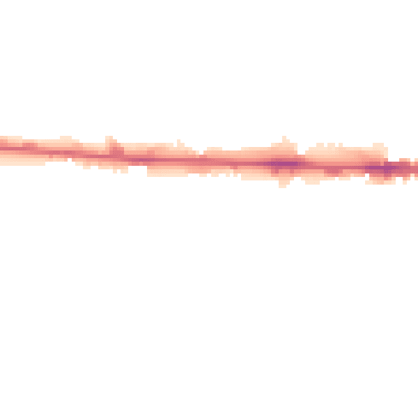 Night-time road noise heatmap for M11 2LD