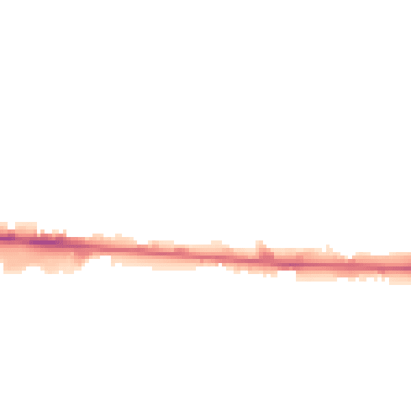 Night-time road noise heatmap for M11 2LQ