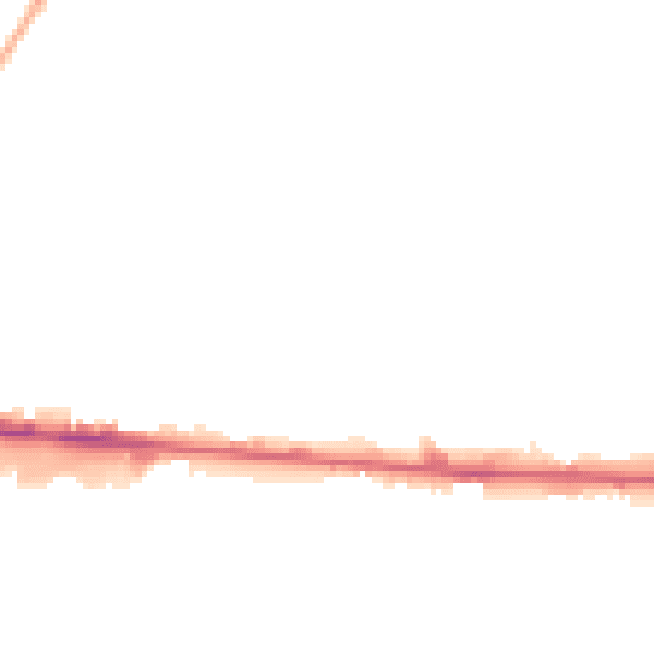 Night-time road noise heatmap for M11 2PG