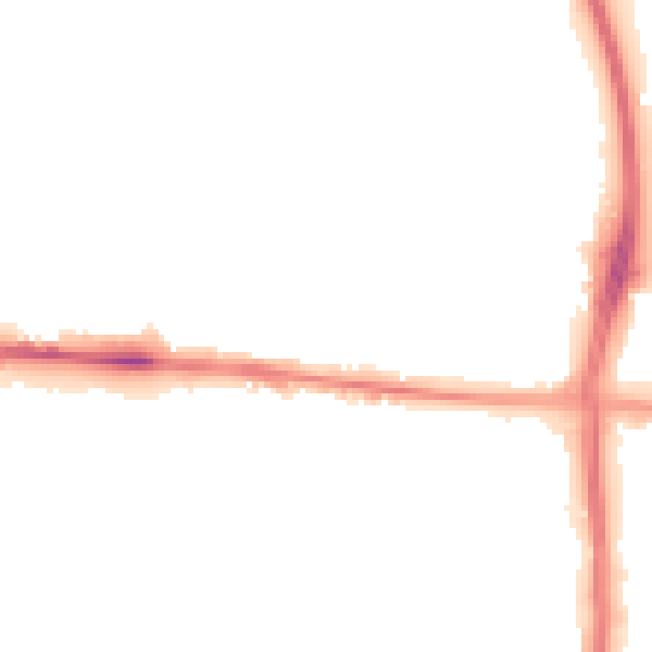Night-time road noise heatmap for M11 3TZ