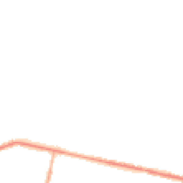 Night-time road noise heatmap for M11 4HN