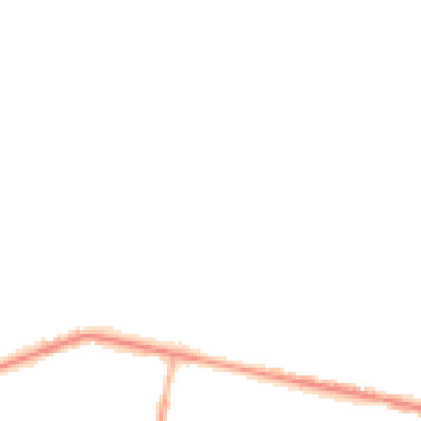 Night-time road noise heatmap for M11 4HP