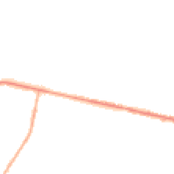 Night-time road noise heatmap for M11 4RJ