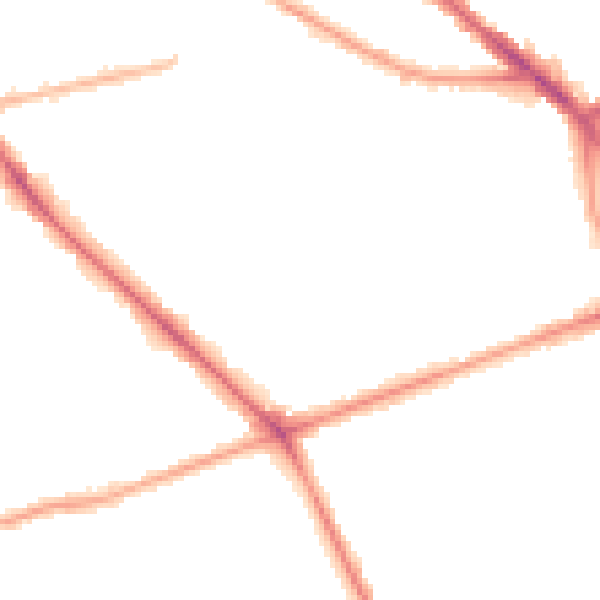 Night-time road noise heatmap for M14 5DL