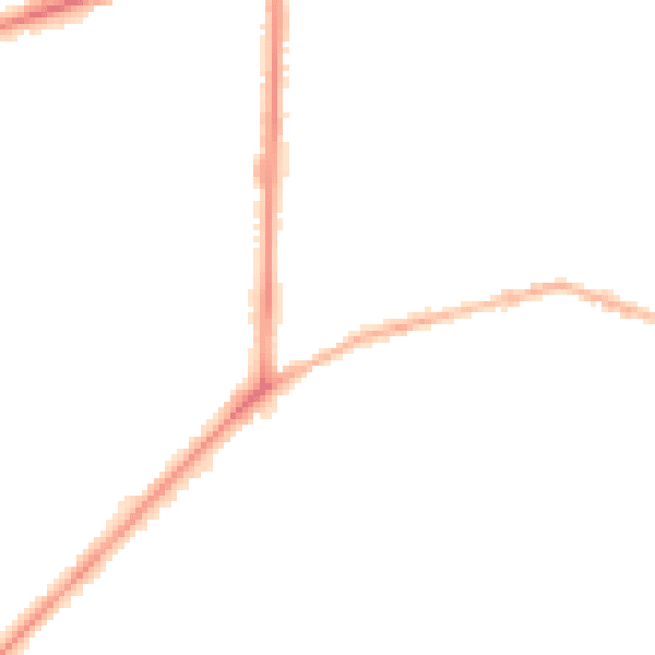 Night-time road noise heatmap for M15 5PQ