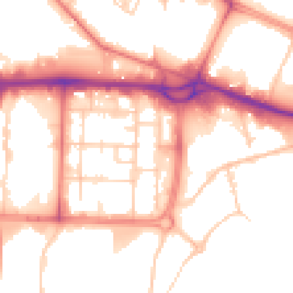 Daytime road noise heatmap for M17 1GB