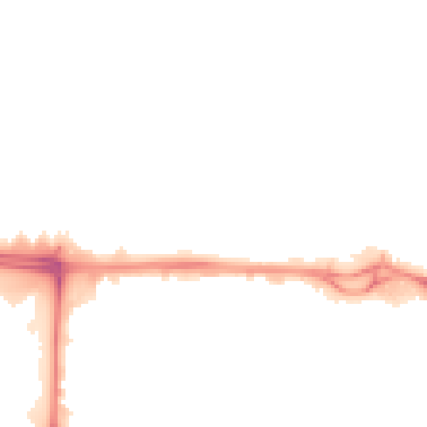 Night-time road noise heatmap for M17 1HU