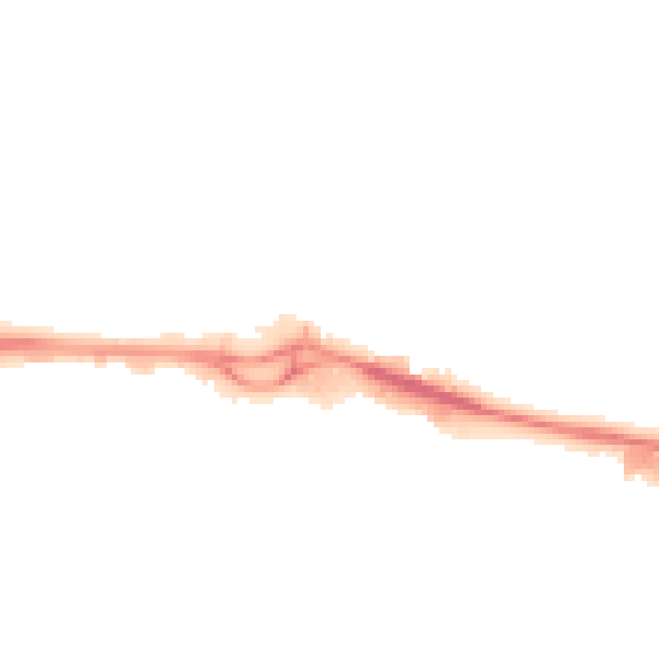 Night-time road noise heatmap for M17 1LB