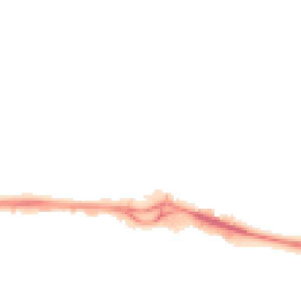Night-time road noise heatmap for M17 1LF
