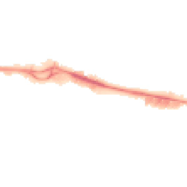 Night-time road noise heatmap for M17 1NF