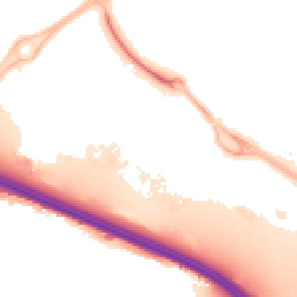 Night-time road noise heatmap for M17 8BN