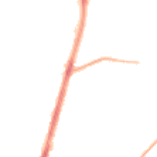 Night-time road noise heatmap for M19 1AP