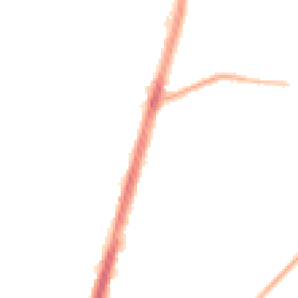 Night-time road noise heatmap for M19 1BP