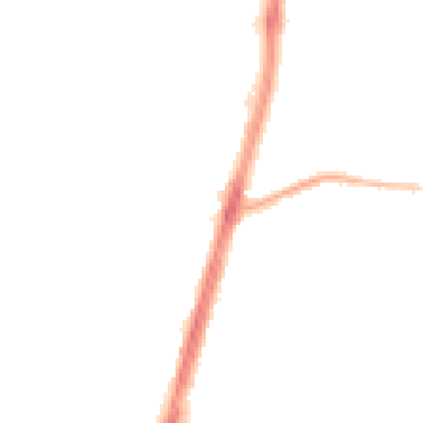 Night-time road noise heatmap for M19 1DA