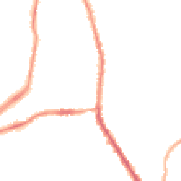 Night-time road noise heatmap for M19 3AE