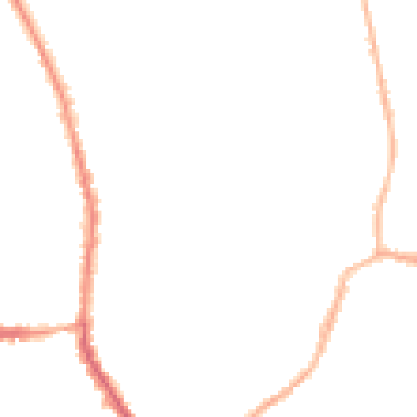 Night-time road noise heatmap for M19 3EE