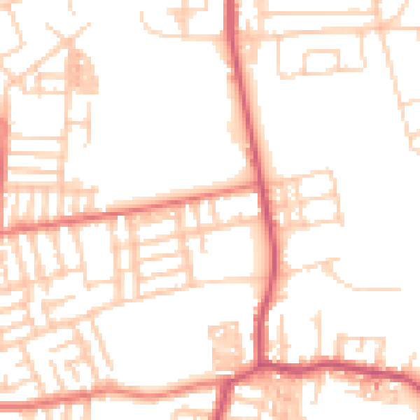 Daytime road noise heatmap for M19 3FR