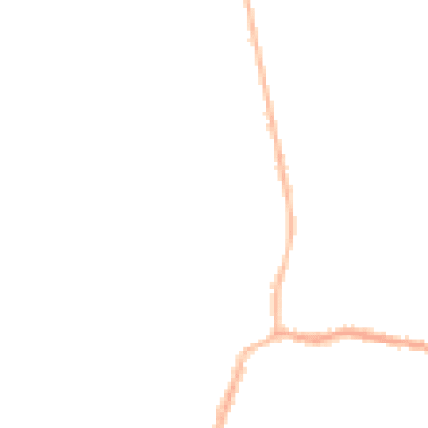 Night-time road noise heatmap for M19 3GG