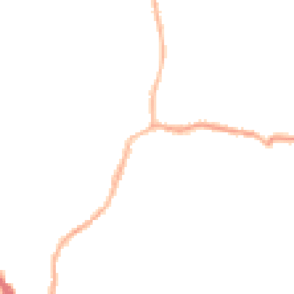 Night-time road noise heatmap for M19 3ND