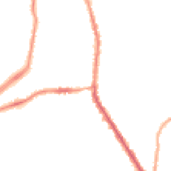Night-time road noise heatmap for M19 3PJ