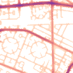 Daytime road noise heatmap for M20 1AH