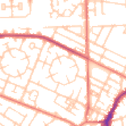 Daytime road noise heatmap for M20 1AT