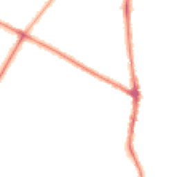 Night-time road noise heatmap for M20 2GZ