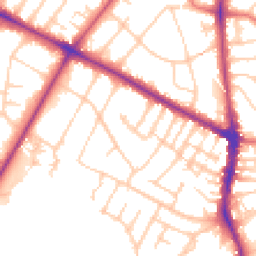 Daytime road noise heatmap for M20 2QP