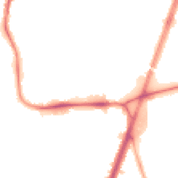 Night-time road noise heatmap for M20 2WD