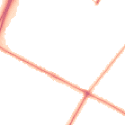 Night-time road noise heatmap for M20 2WQ