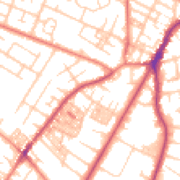 Daytime road noise heatmap for M20 3EL