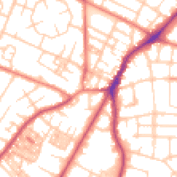 Daytime road noise heatmap for M20 3GW