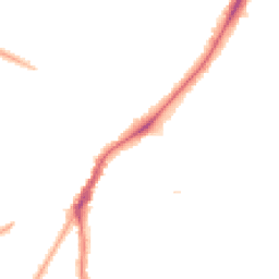 Night-time road noise heatmap for M20 4AE