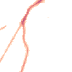 Night-time road noise heatmap for M20 4AS