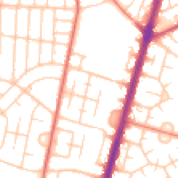 Daytime road noise heatmap for M20 4ST