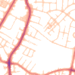 Daytime road noise heatmap for M20 4TN