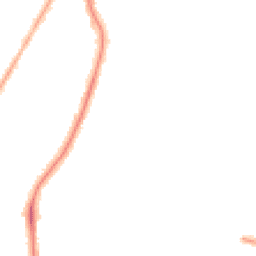 Night-time road noise heatmap for M20 4TN