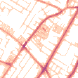 Daytime road noise heatmap for M20 4ZE