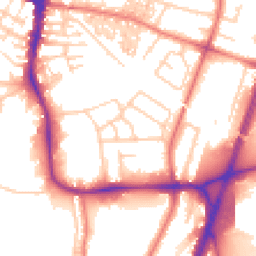 Daytime road noise heatmap for M20 5LN