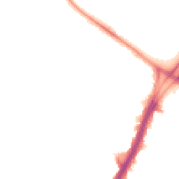 Night-time road noise heatmap for M21 7NL