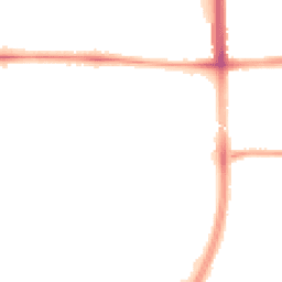 Night-time road noise heatmap for M21 7TE