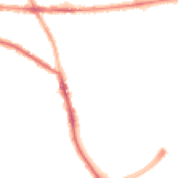 Night-time road noise heatmap for M21 8TP