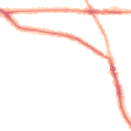 Night-time road noise heatmap for M21 9EQ