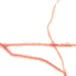 Night-time road noise heatmap for M21 9LH