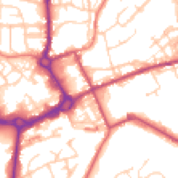 Daytime road noise heatmap for M24 1AU