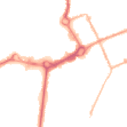 Night-time road noise heatmap for M24 1AZ
